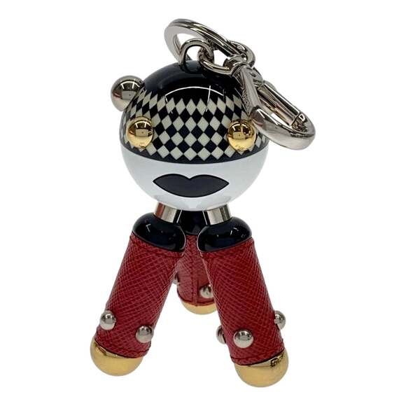 Prada Pradamalia Trick Robot Disco Leather Metal